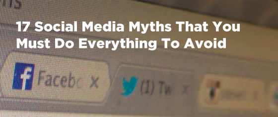 Social media myths